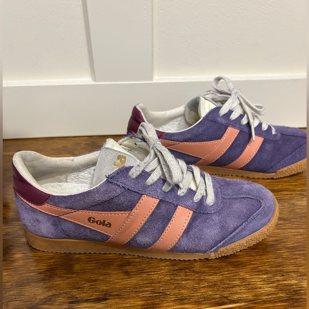 Gola Classics Women's Elan Sneakers
Plum/Terracotta/Cerise